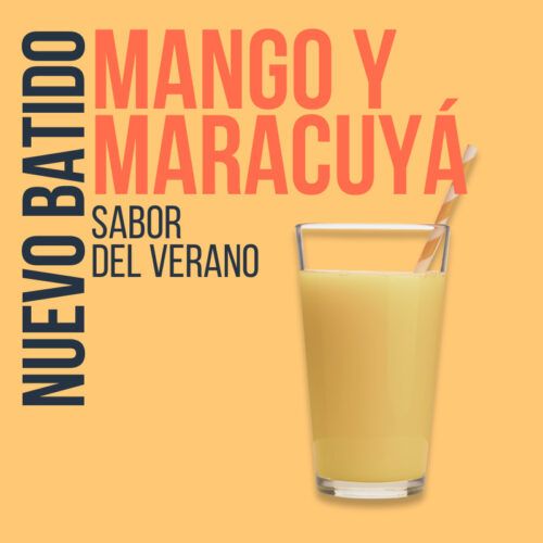 Batido de Mango y Maracuyá Week Shake